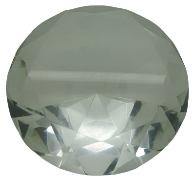 Diamond Paperweight Crystal 100mm - Select Color