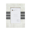 Contour Lado Modern Black & White Resin Inlay Picture Frames